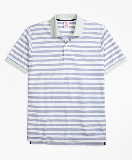 Brooks Brothers Original Fit Oxford Stripe Polo Shirt