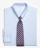Brooks Brothers Men's Brookscool Slim Fitted Dress Shirt, Non-iron Parquet Check
