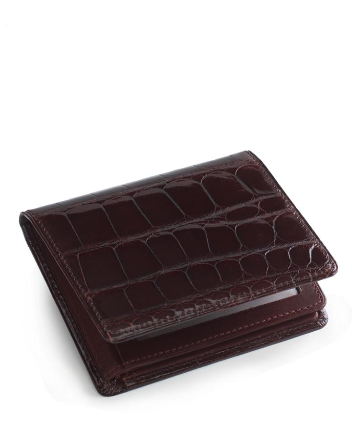 Brooks Brothers Men's Alligator Trifold Wallet