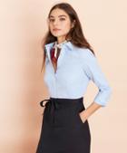 Brooks Brothers Mixed-media Shirt Dress