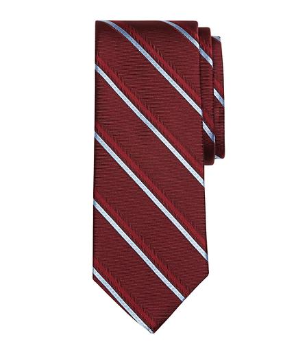 Brooks Brothers Alternating Double Stripe Tie