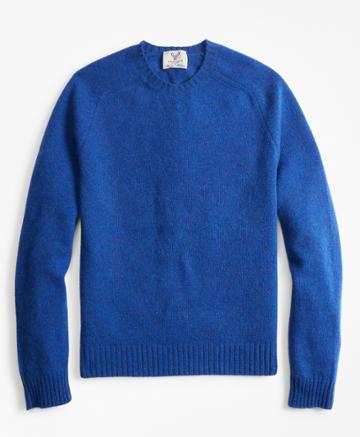 Brooks Brothers Men's Limited-edition Braemar Shetland Lambswool Crewneck  Sweater