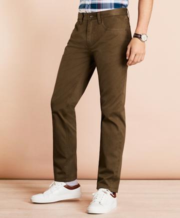 Brooks Brothers Herringbone Five-pocket Pants