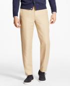 Brooks Brothers Men's Clark Fit Linen And Cotton Chinos