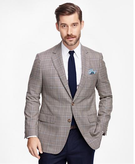 Brooks Brothers Fitzgerald Fit Saxxon Wool Plaid With Deco Sport Coat