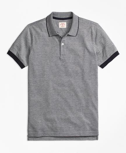 Brooks Brothers Polka Dot Pique Polo Shirt