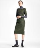 Brooks Brothers Women's Wool Twill Shift Dress