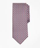 Brooks Brothers Snowboarding Penguin Print Tie