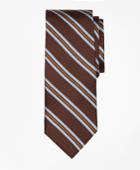 Brooks Brothers Men's Houndstooth Stripe Print Tie