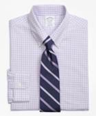 Brooks Brothers Men's Slim Fitted Dress Shirt, Non-iron Twin Gingham