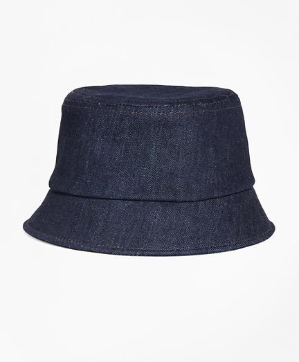 Brooks Brothers Denim Bucket Hat