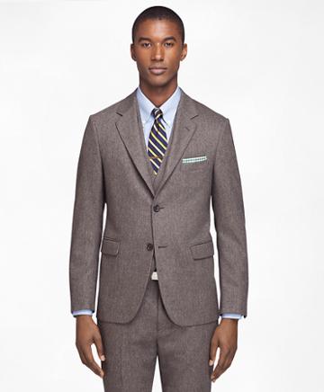Brooks Brothers Cambridge Three-piece Donegal Tweed 1818 Suit