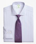 Brooks Brothers Non-iron Milano Fit Alternating Twin Stripe Dress Shirt