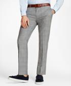 Brooks Brothers Men's Windowpane Wool Suit Trousers