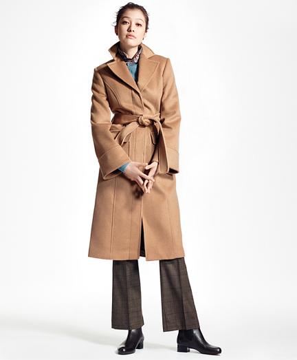 Brooks Brothers Loro Piana Single-breasted Camel Hair Coat