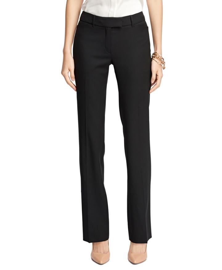 Brooks Brothers Women's Petite Lucia Fit Wool Trousers