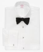 Brooks Brothers Men's Traditional Fit Ten-pleat Tennis Collar Tuxedo Shirt