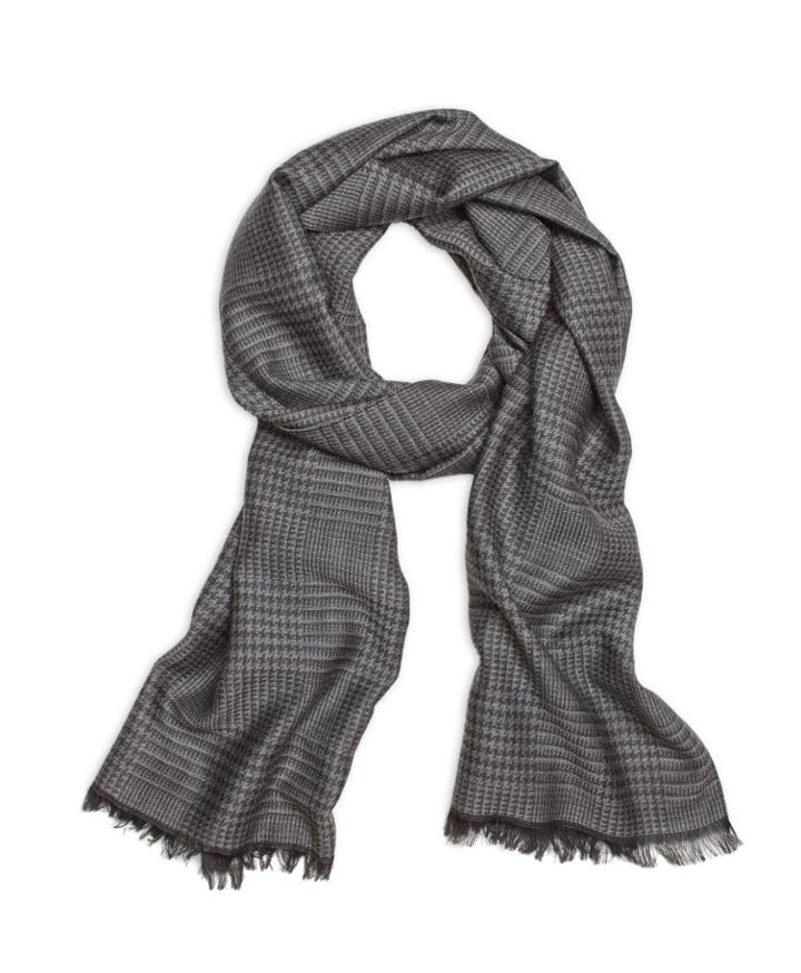 Brooks Brothers Men's Glen Plaid Scarf