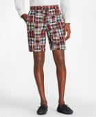 Brooks Brothers Patchwork Madras Shorts