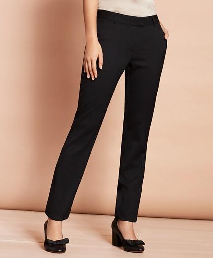 Brooks Brothers Stretch-wool Tapered Trousers