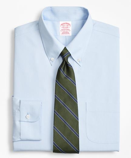 Brooks Brothers Traditional Relaxed-fit Dress Shirt, Non-iron Tonal Ground Stripe