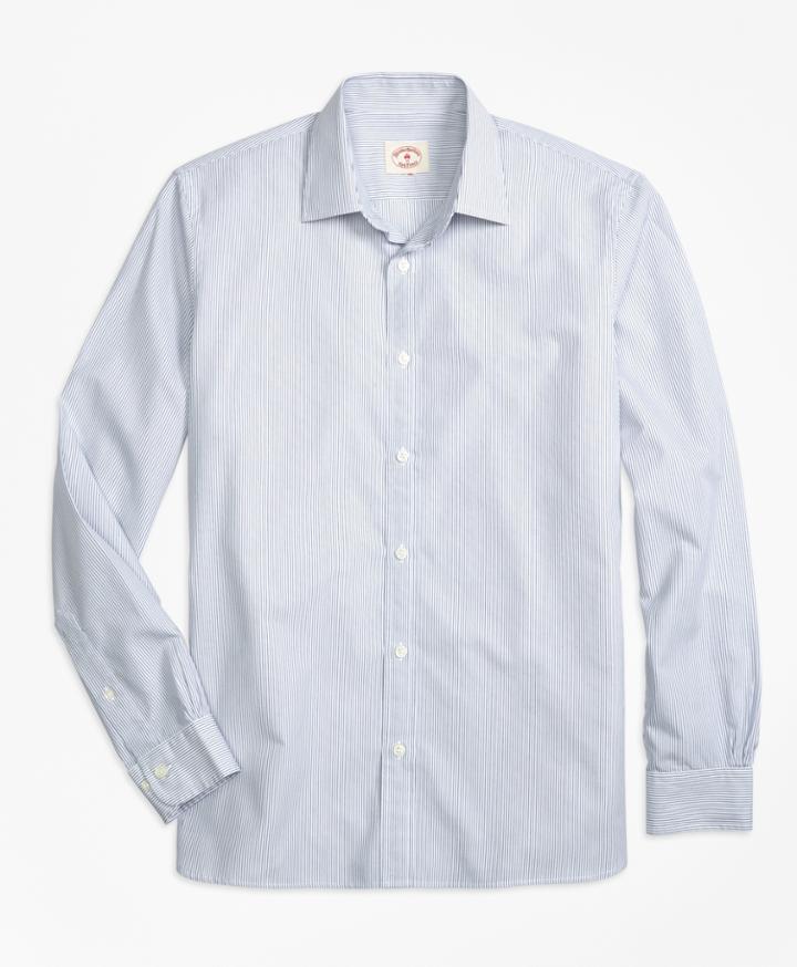 Brooks Brothers Men's Nine To Nine Thin-stripe Shirt