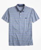 Brooks Brothers Original Fit  Stripe Self-collar Polo Shirt
