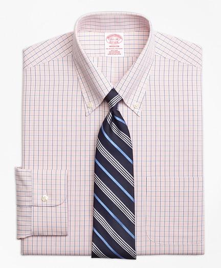 Brooks Brothers Madison Classic-fit Dress Shirt, Non-iron Micro-tattersall