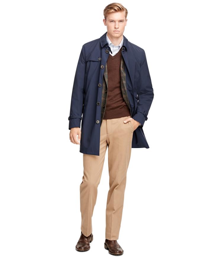 Brooks Brothers Men's Sport Trench Coat