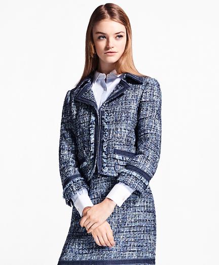 Brooks Brothers Petite Shimmer Boucle Jacket