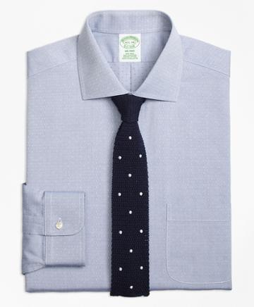 Brooks Brothers Non-iron Milano Fit English Collar Dobby Dress Shirt