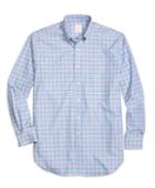 Brooks Brothers Men's Golden Fleece Madison Fit Check With Windowpane Sport Shirt