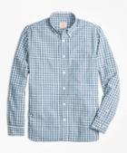 Brooks Brothers Checkered Broadcloth Oxford Sport Shirt