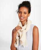 Brooks Brothers Women's Linen Oblong Scarf