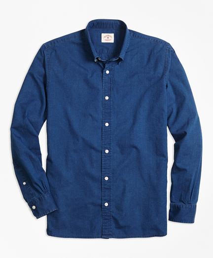 Brooks Brothers Dark Chambray Sport Shirt