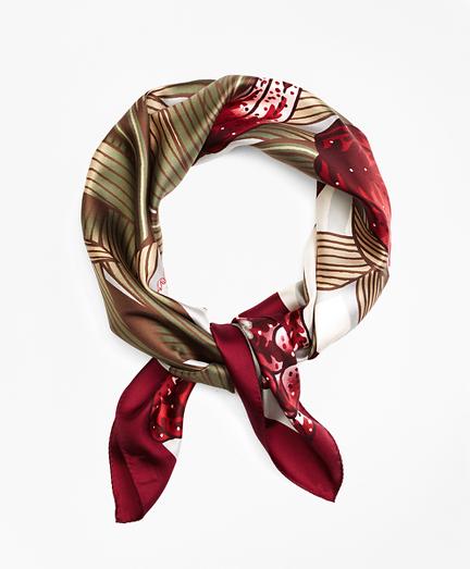 Brooks Brothers Silk Tulip Scarf
