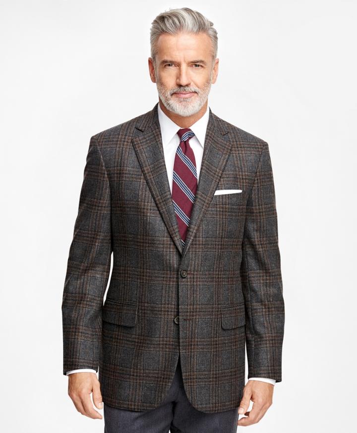 Brooks Brothers Men's Madison Fit Plaid Sport Coat