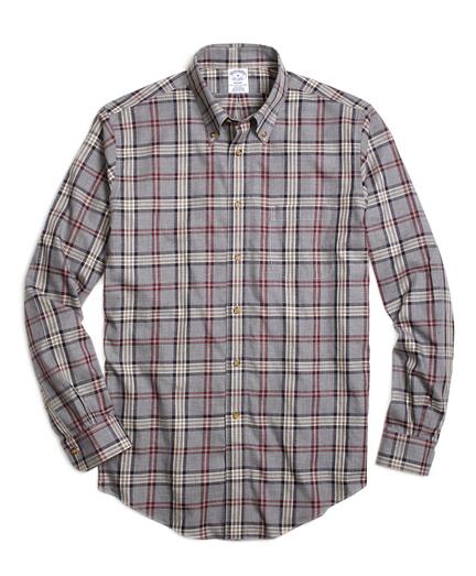 Brooks Brothers Non-iron Regent Fit Signature Tartan Sport Shirt