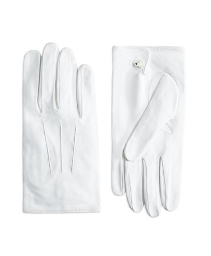 Brooks Brothers White Formal Gloves