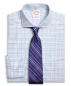 Brooks Brothers Men's Regular Fit Classic-fit Dress Shirt, Triple Check