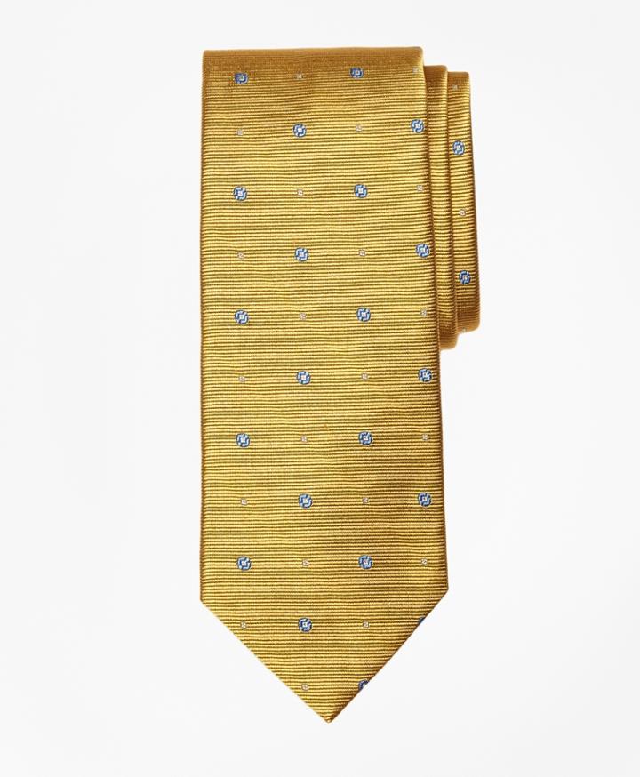 Brooks Brothers Men's Spaced Circle And Square Tie