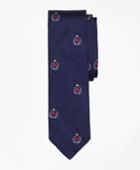 Brooks Brothers Men's Crest-motif Slim Tie