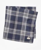 Brooks Brothers Men's Tartan Pocket Square