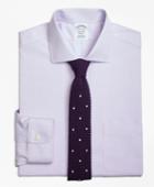 Brooks Brothers Slim Fitted Dress Shirt, Non-iron English Collar Dobby