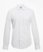 Brooks Brothers Regent Fitted Dress Shirt, Performance Non-iron With Coolmax, English Spread Collar Broadcloth