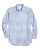 Brooks Brothers Golden Fleece Madison Fit Check With Windowpane Sport Shirt