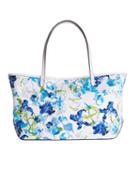 Brooks Brothers Canvas Floral Tote