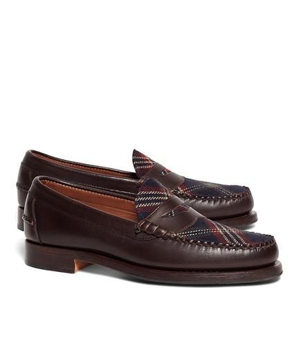 Brooks Brothers Signature Tartan Penny Loafers