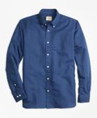 Brooks Brothers Men's Garment-dyed Linen-cotton Sport Shirt