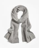 Brooks Brothers Women's Cable-knit Cashmere Scarf
